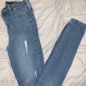 Hollister jean leggings medium wash
